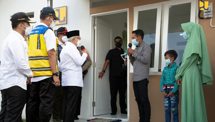 Kementerian PUPR RI Selesaikan Huntap Korban Erupsi Semeru, Wapres RI: Rawat dengan Baik